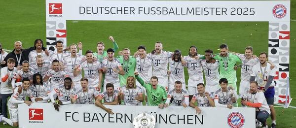 Ligovým šampionem se v ročníku 2024–25 stal Bayern Mnichov Ligovým šampionem se v ročníku 2024–25 stal Bayern Mnichov