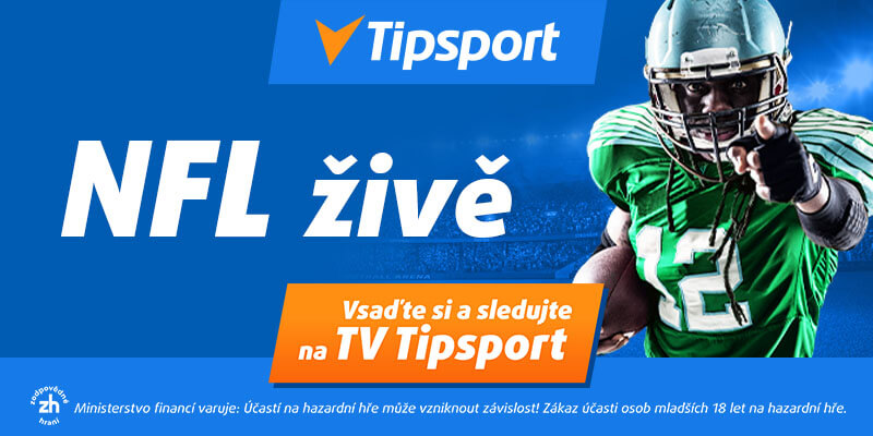 Sledujte zápasy NFL živě online na TV Tipsport