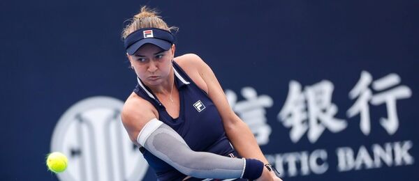 Tenis, WTA, Barbora Krejčíková během turnaje v Pekingu, China Open