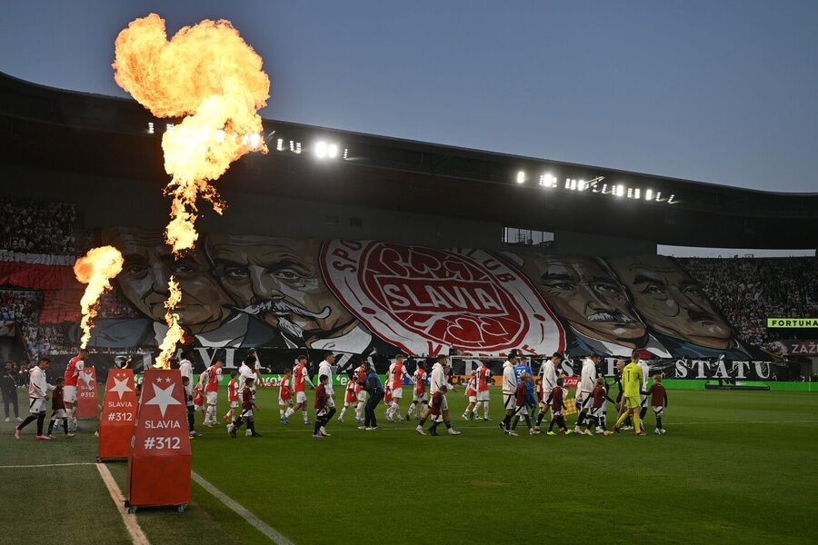 Fortuna Arena je hlavním domovem fotbalové Slavie