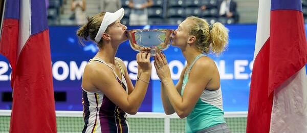 Tenis, grandslam US Open v New Yorku, Barbora Krejčíková a Kateřina Siniaková