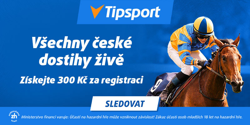 Tipsport - všechny české dostihy živě a s bonusem za registraci