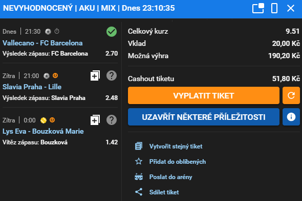 Tipsport Tiket aréna - Jak vložit tiket do arény tiketů u Tipsportu?