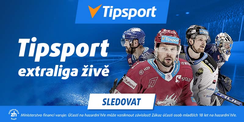 Tipsport extraliga živě na TV Tipsport - sledujte všechny zápasy ELH 2024/2025