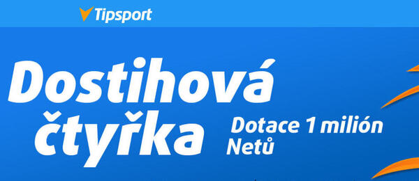 Dostihová čtyřka u Tipsportu - hrajte o 1 milion Netů