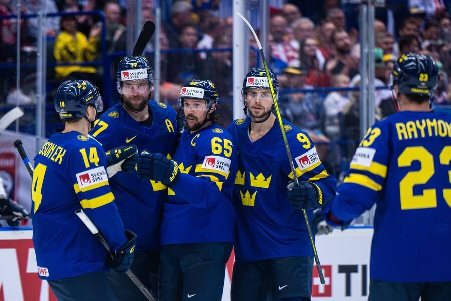 Švédsko vyhrálo i 6. zápas na MS v hokeji 2024 a zajistilo si 1. místo ve skupině B