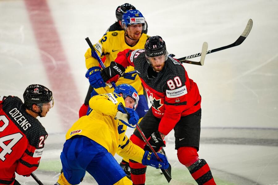 Švédsko a Kanada se mezi sebou utkají v zápase o 3. místo na MS v hokeji 2024