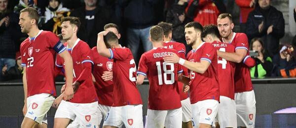 Čeští fotbalisté v přípravném zápase proti Arménii