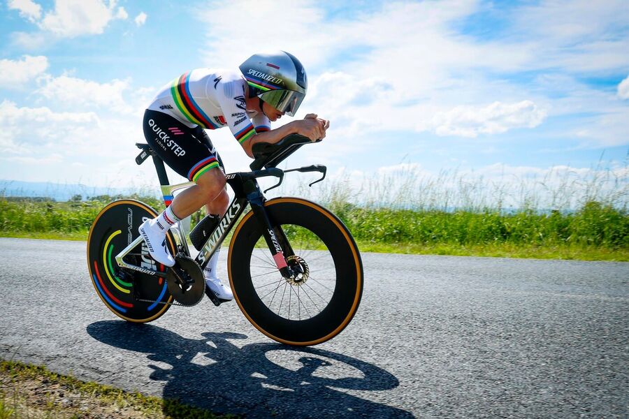 Remco Evenepoel patří mezi nejlepší časovkáře na Tour de France 2024