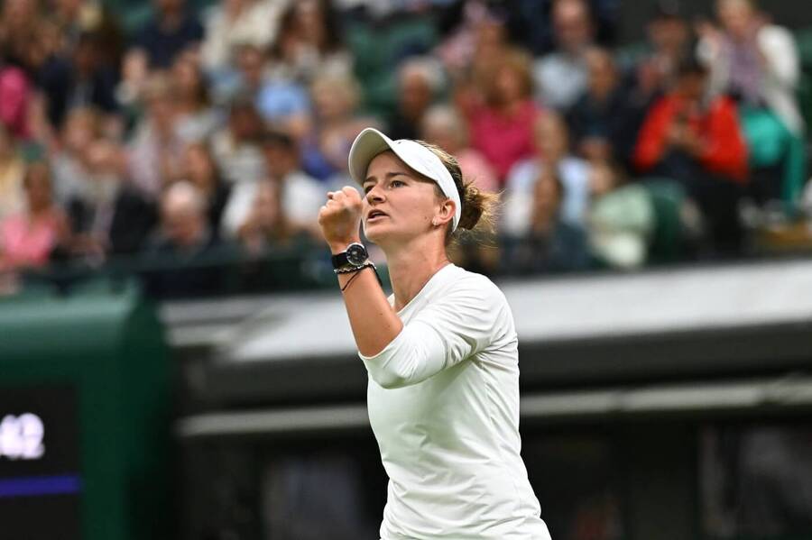 Barbora Krejčíková na Wimbledonu 2024