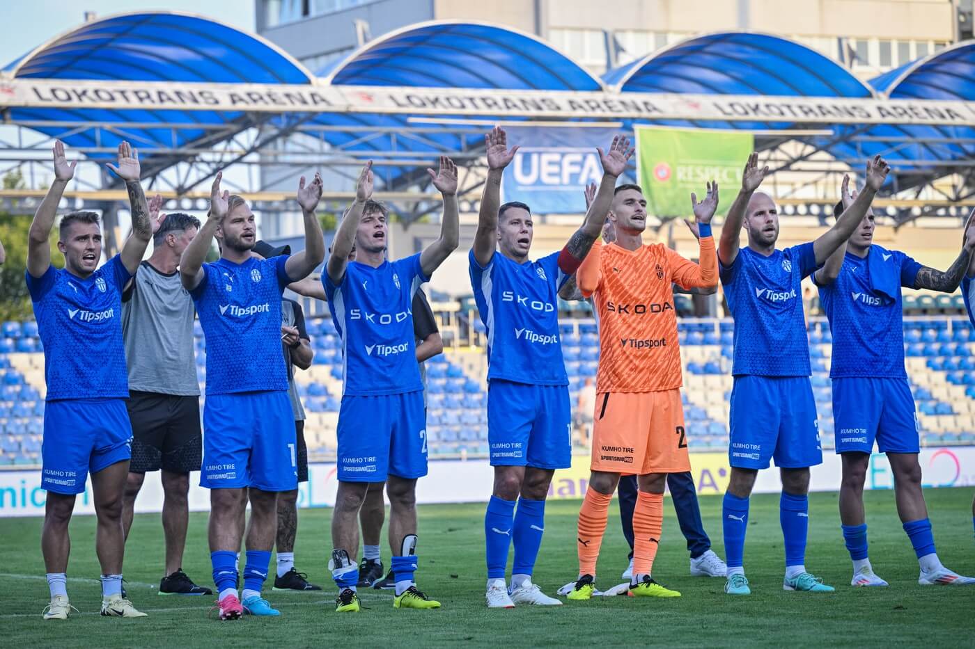 Fotbalisté Mladé Boleslavi po prvním utkání 2. předkola Konferenční ligy