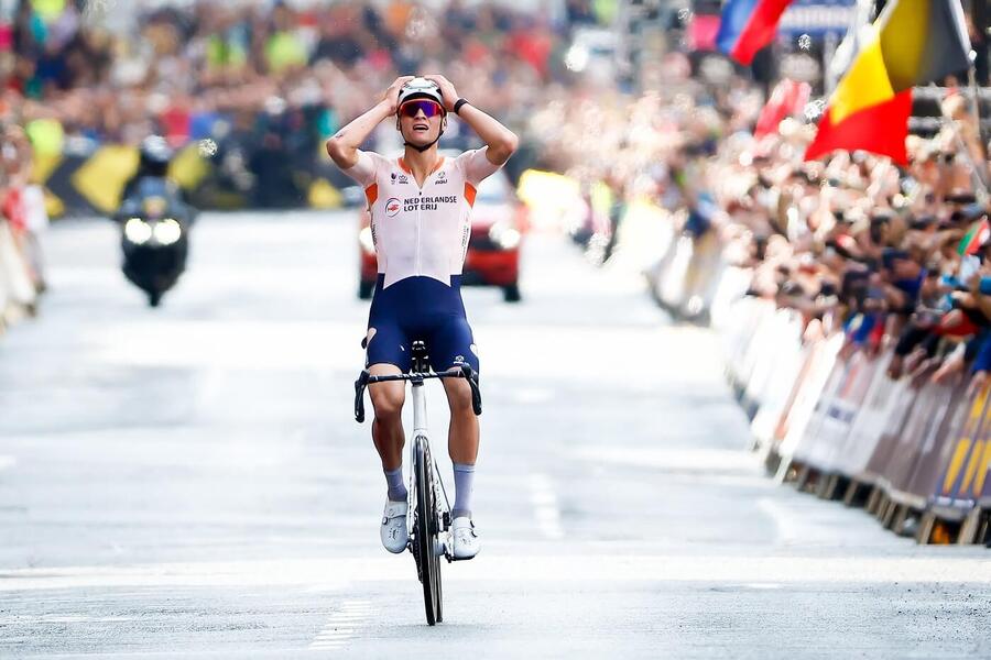 Úřadující mistr světa v silniční cyklistice Mathieu van der Poel je největším favoritem olympijského závodu v Paříži