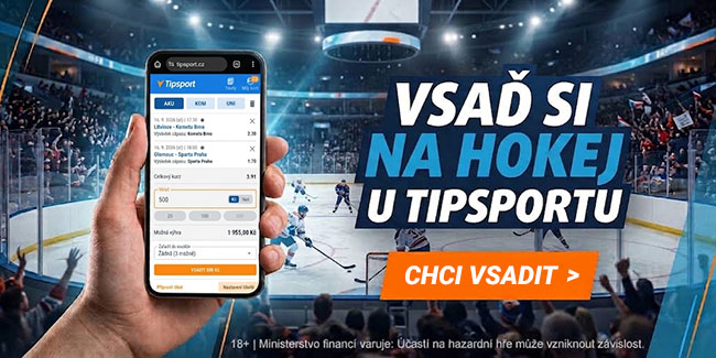 Vsaď si na hokej u Tipsportu Vsaď si na hokej u Tipsportu