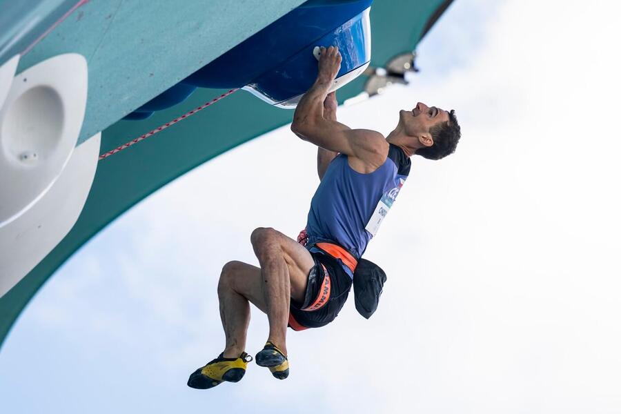 Sportovní lezení, OH 2024 Paříž, Adam Ondra v semifinále lezení na obtížnost, dnes na LOH 2024 absolvuje finále