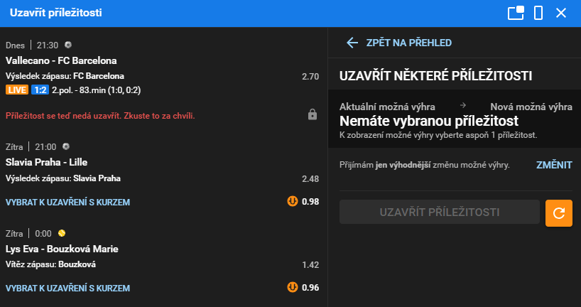 Uzavření příležitosti Tipsport - jak na to?