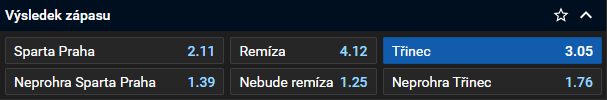 Tip na hokej: Sparta vs. Třinec (1. kolo, extraliga 2024/25 online live stream)