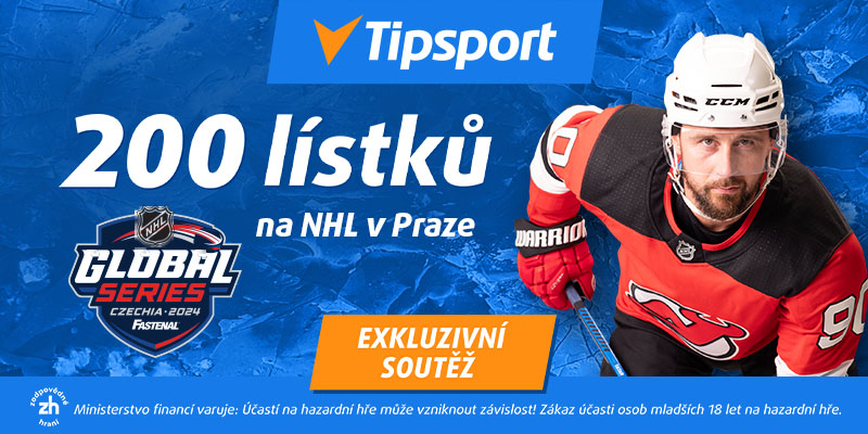 Tipsport: Sázkařská soutěž o 200 lístků na NHL v Praze, podepsané dresy a milion Tipsport Netů