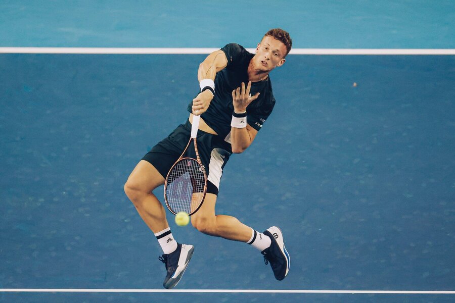 Tenis, ATP Tour, Jiří Lehečka na ATP China Open 2024 v Pekingu, kde si 30. 9. zahraje čtvrtfinále proti Janniku Sinnerovi