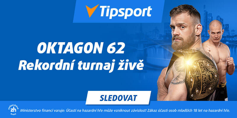 Sledujte rekordní MMA turnaj Oktagon 62 živě na TV Tipsport.