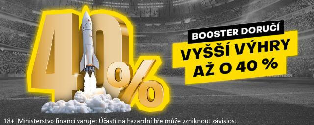 Fortuna Booster: Vyšší výhry až o 40 %