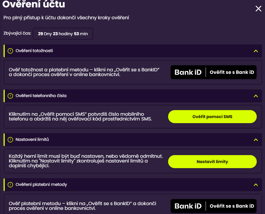 Kingsbet registrace a ověření účtu online