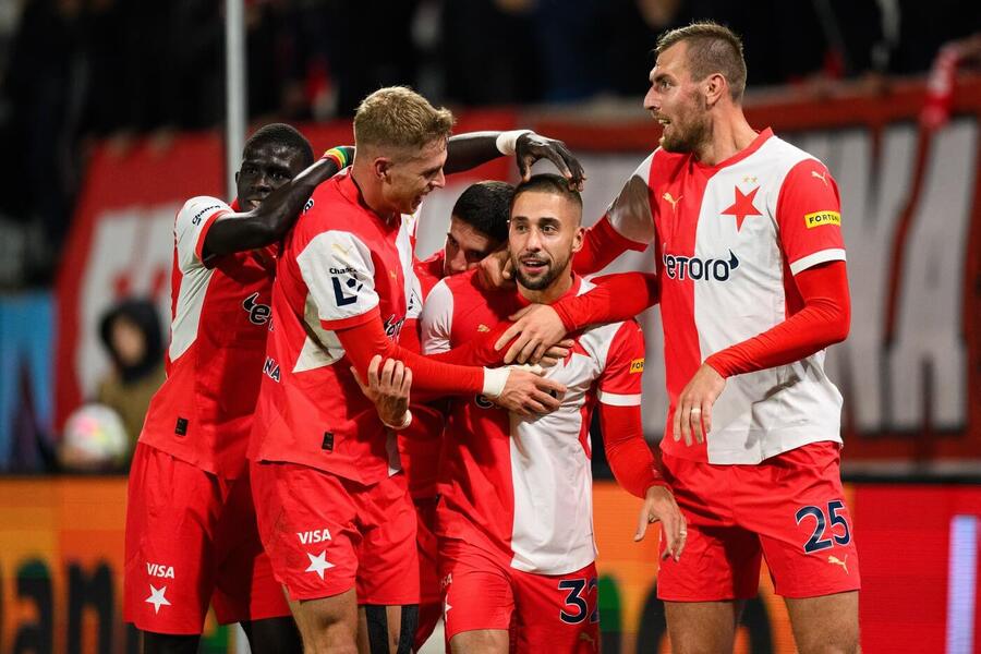 Slavia vyhrála v Chance Lize už 10 zápasů v řadě a vede soutěž s náskokem 6 bodů