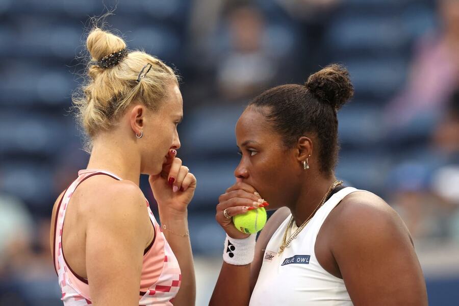 Kateřina Siniaková a Taylor Townsend