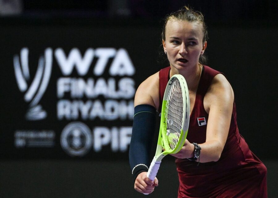 Tenis, Barbora Krejčíková na Turnaji mistryň 2024, kde dnes hraje semifinále dvouhry