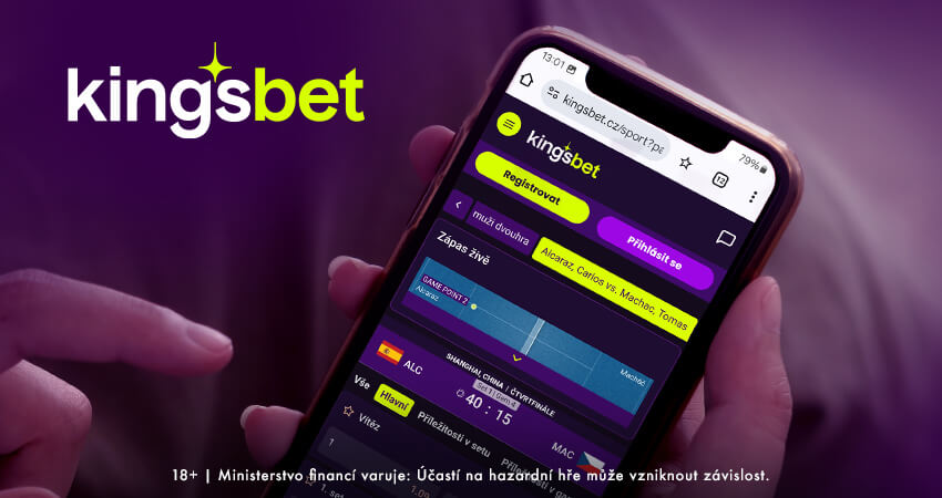 Kingsbet online sázení na mobilu s AKO Kings booster bonusem až 500 000 Kč!