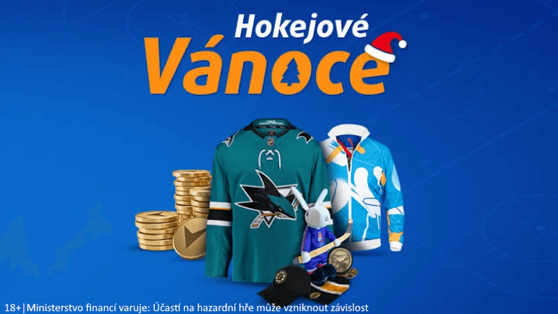 Hokejové Vánoce - Tipsport soutěž o dresy, puky, Pasta bundy a další ceny