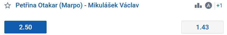 Tip na box Marpo vs. Václav Mikulášek, FNC 8 (27. 12. 2024). Vsaďte si na svého favorita u Tipsportu.