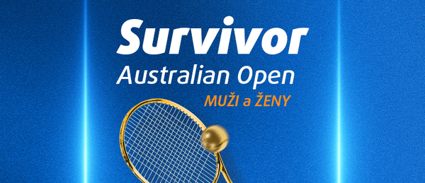 Tipsport Survivor: soutěž zdarma o 1,6 milionu Netů během Australian Open 2025