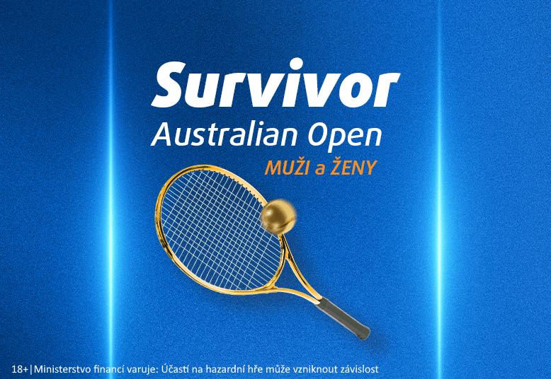 Tipsport Survivor: soutěž zdarma o 1,6 milionu Netů během Australian Open 2025