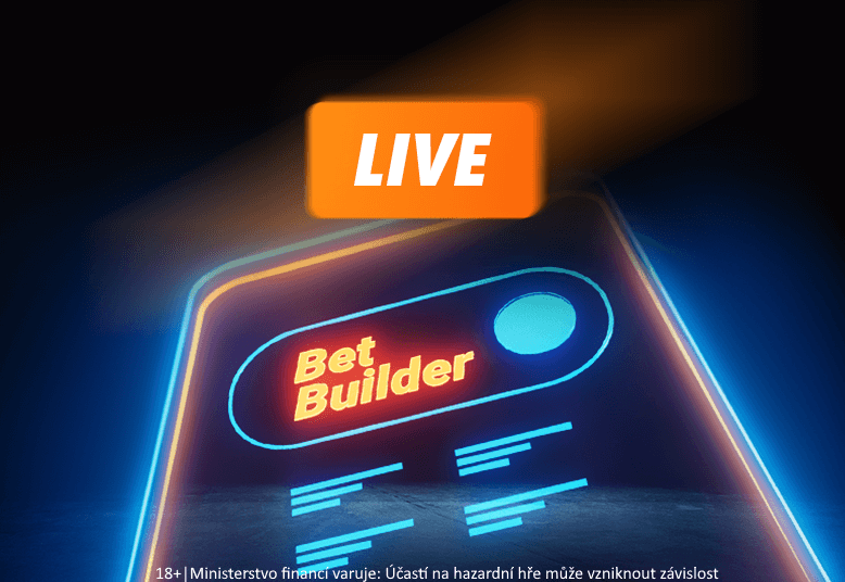 Tipsport BetBuilder LIVE: sestavte svou vlastní sázku během fotbalu nebo hokeje