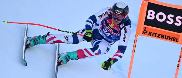 Jan Zabystřan dnes pojede sjezd v Kitzbühelu na obávané sjezdovce Streif na kopci Hahnenkamm