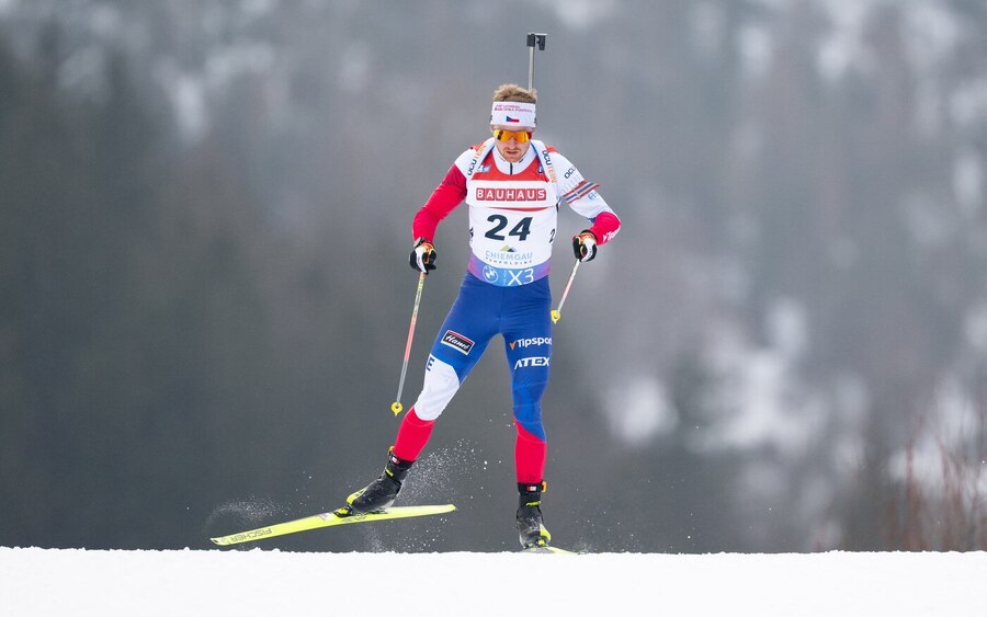 Biatlon, IBU Světový pohár, Vítězslav Hornig během vytrvalostního závodu v Ruhpoldingu