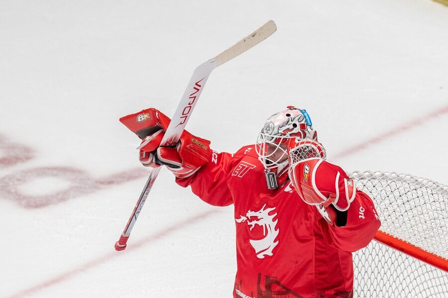 Brankář Třince Ondřej Kacetl je fantomem play off Tipsport extraligy