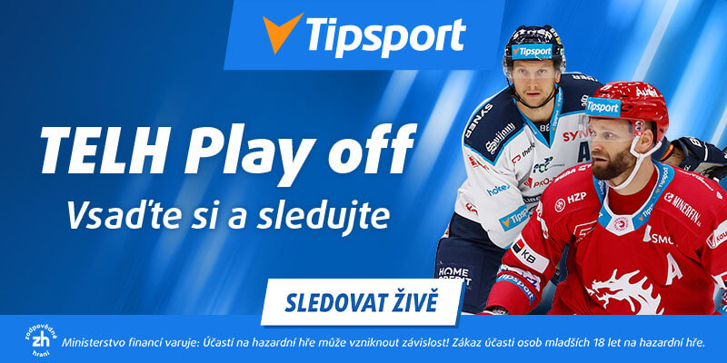 Sledujte všechny zápasy play off Tipsport extraligy zdarma na TV Tipsport