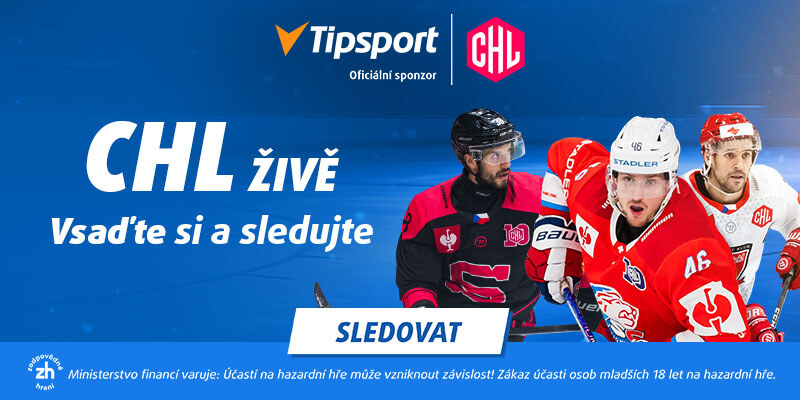 CHL živě: Vsaďte si a sledujte Ligu mistrů v hokeji na TV Tipsport CHL živě: Vsaďte si a sledujte Ligu mistrů v hokeji na TV Tipsport