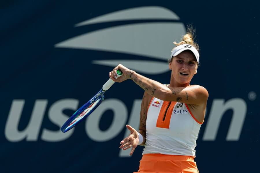 Tenis, WTA, Markéta Vondroušová na US Open 2025, utkání prvního kola proti Selekhmeteve Tenis, WTA, Markéta Vondroušová na US Open 2025, utkání prvního kola proti Selekhmeteve