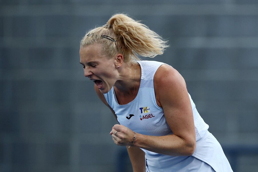 Kateřina Siniaková v zápase na US Open 2025, kde dnes hraje 2. kolo čtyřhry. Jaký je český program pro 30. 8.? Kateřina Siniaková v zápase na US Open 2025, kde dnes hraje 2. kolo čtyřhry. Jaký je český program pro 30. 8.?