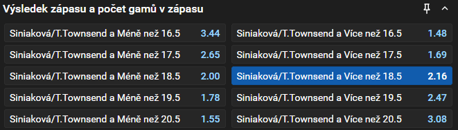 Tip na dnešní tenis: Siniaková živě ve čtyřhře na US Open 2025, 2. kolo (30. 8.) Tip na dnešní tenis: Siniaková živě ve čtyřhře na US Open 2025, 2. kolo (30. 8.)